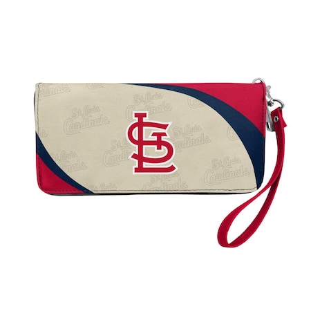 Little Earth MLB Curve Zip Organizer Wallet - St. Louis Cardinals 600902-STLO